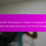 Cinematic Techniques in ‘Zodiac’: Analyzing Visual Style, Narrative Structure, and Sound Design