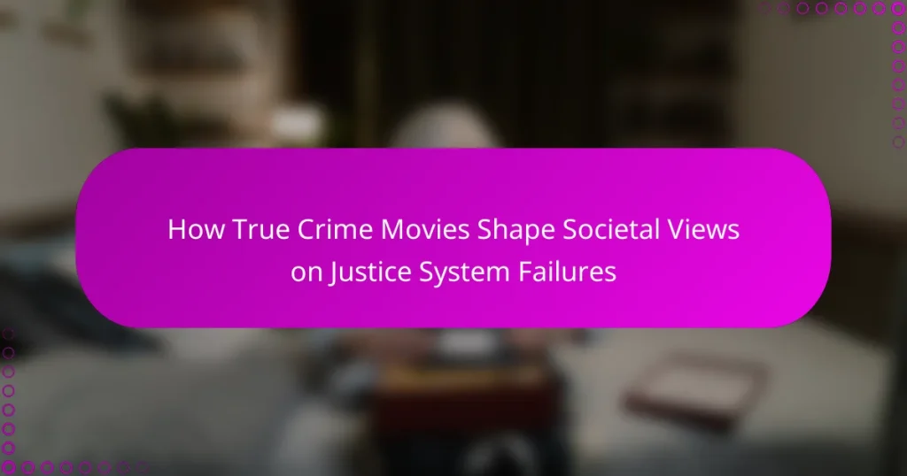 How True Crime Movies Shape Societal Views on Justice System Failures