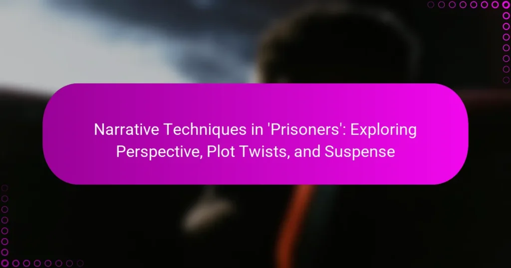 Narrative Techniques in ‘Prisoners’: Exploring Perspective, Plot Twists, and Suspense