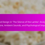 Sound Design in ‘The Silence of the Lambs’: Analyzing Score, Ambient Sounds, and Psychological Impact