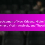 The Axeman of New Orleans: Historical Context, Victim Analysis, and Theories