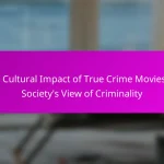 The Cultural Impact of True Crime Movies on Society’s View of Criminality