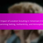 The Impact of Location Scouting in ‘American Crime’: Examining Setting, Authenticity, and Atmosphere