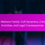 The Manson Family: Cult Dynamics, Criminal Activities, and Legal Consequences