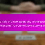 The Role of Cinematography Techniques in Enhancing True Crime Movie Storytelling